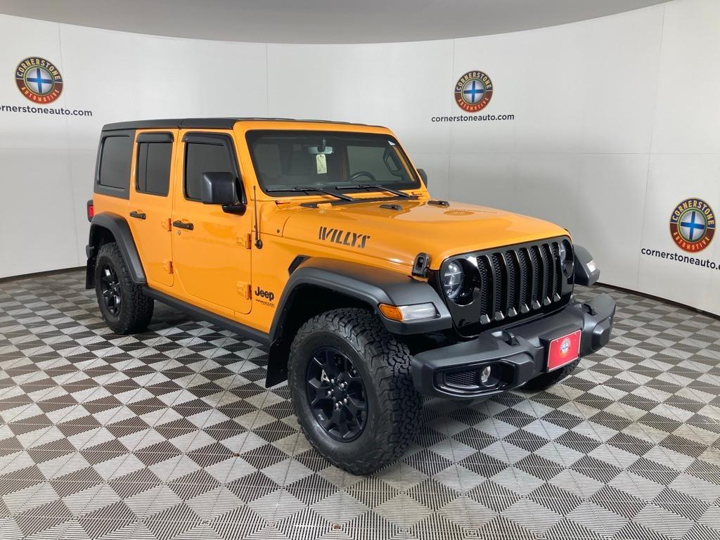 used 2021 Jeep Wrangler Unlimited car, priced at $33,589