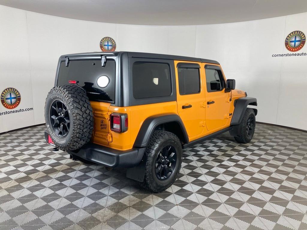 used 2021 Jeep Wrangler Unlimited car, priced at $33,589