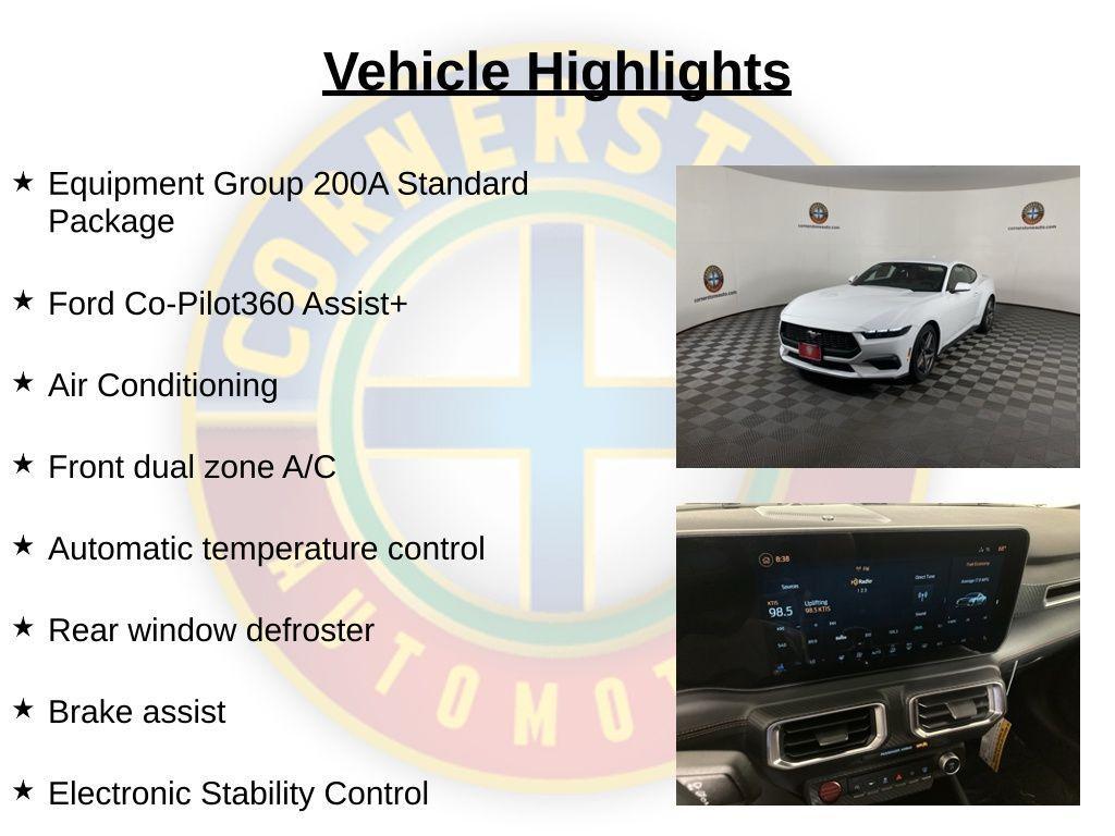 new 2025 Ford Mustang car, priced at $37,922