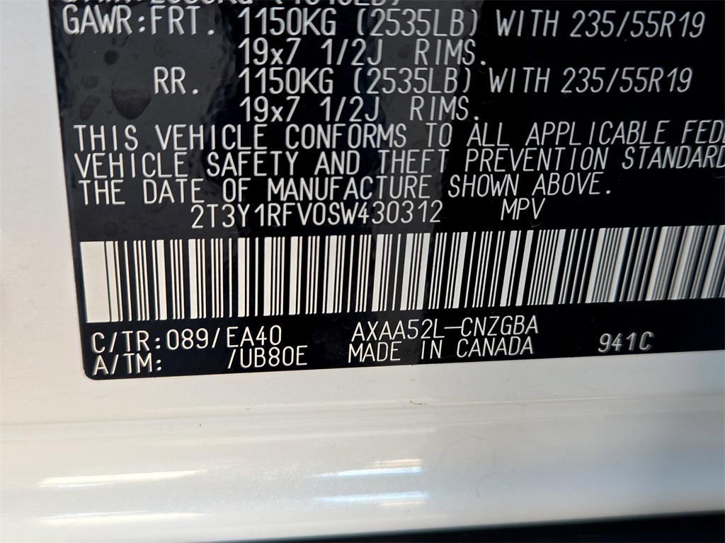 new 2025 Toyota RAV4 car, priced at $40,187