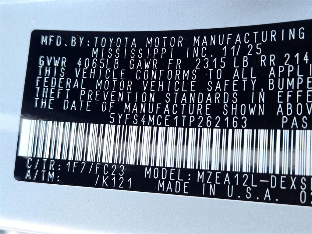 new 2026 Toyota Corolla car, priced at $26,833