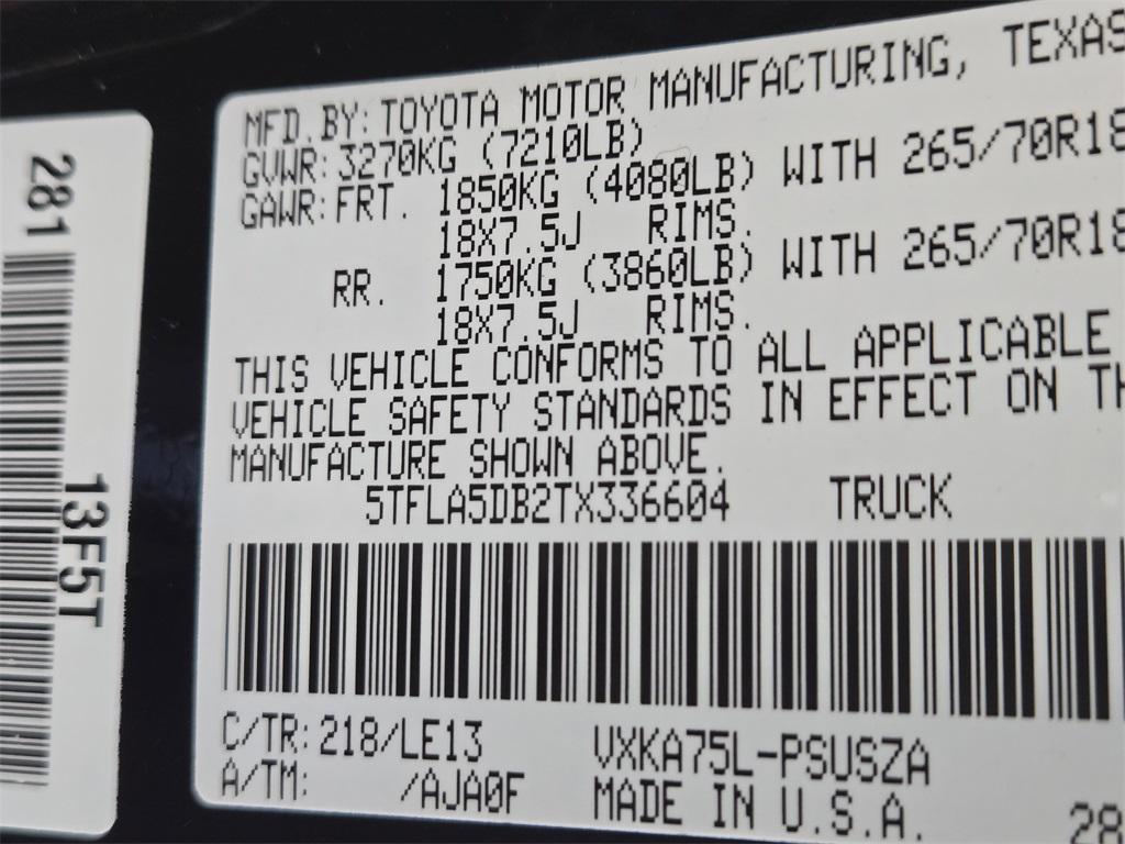 new 2026 Toyota Tundra car, priced at $59,519