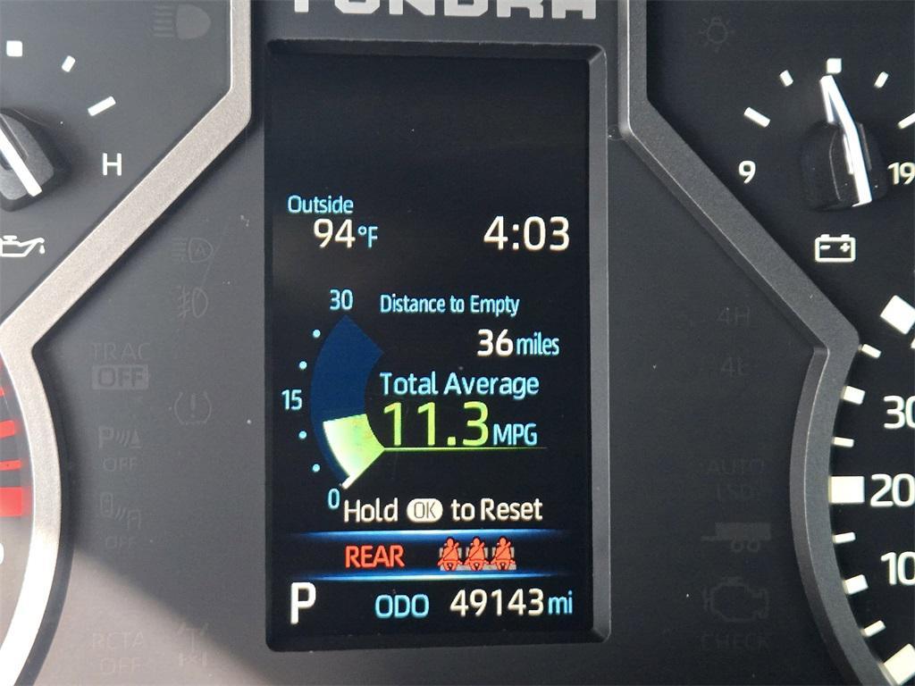 used 2022 Toyota Tundra car, priced at $37,853