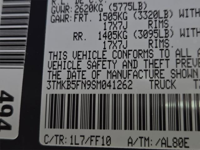 new 2025 Toyota Tacoma car, priced at $39,339