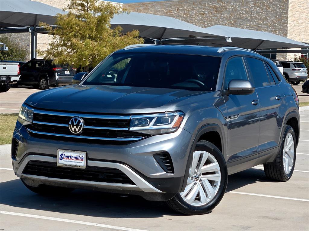 used 2021 Volkswagen Atlas Cross Sport car, priced at $19,739