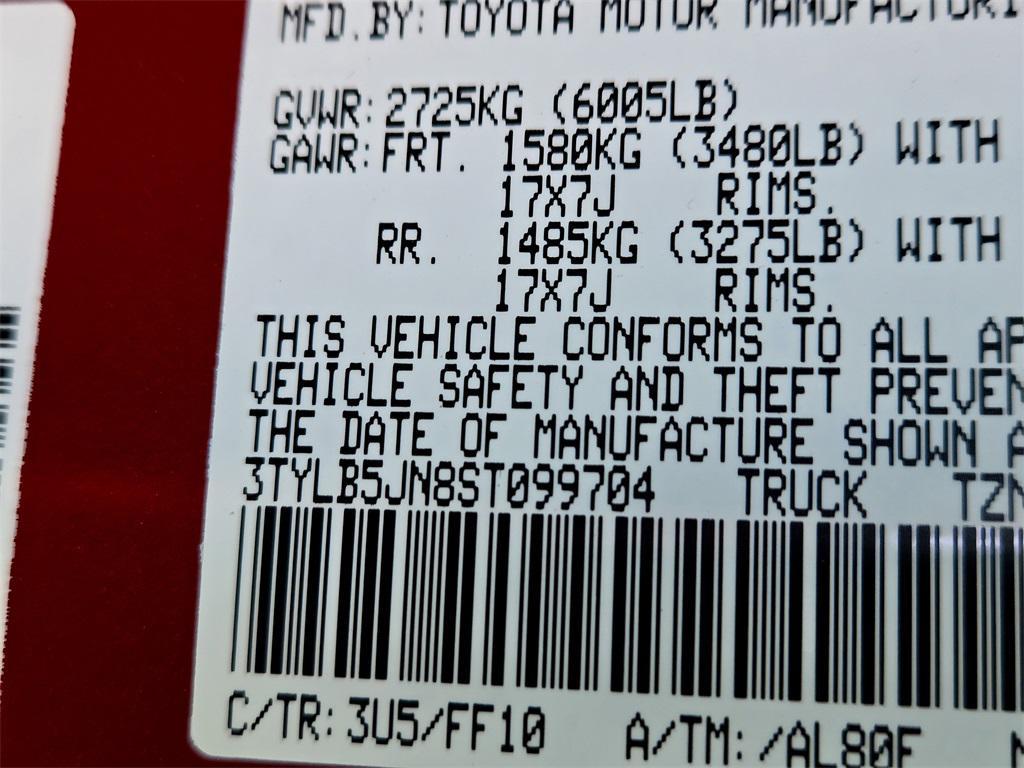 new 2025 Toyota Tacoma car, priced at $44,144