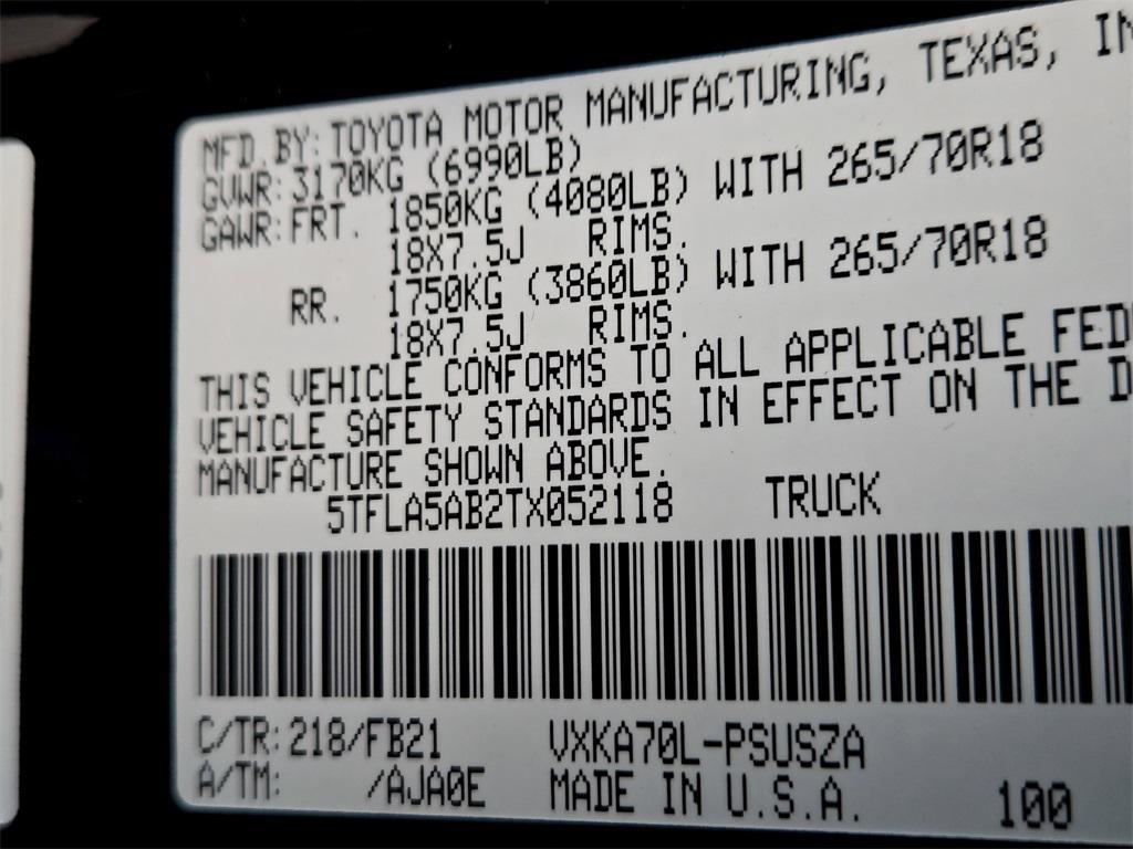 new 2026 Toyota Tundra car, priced at $54,342
