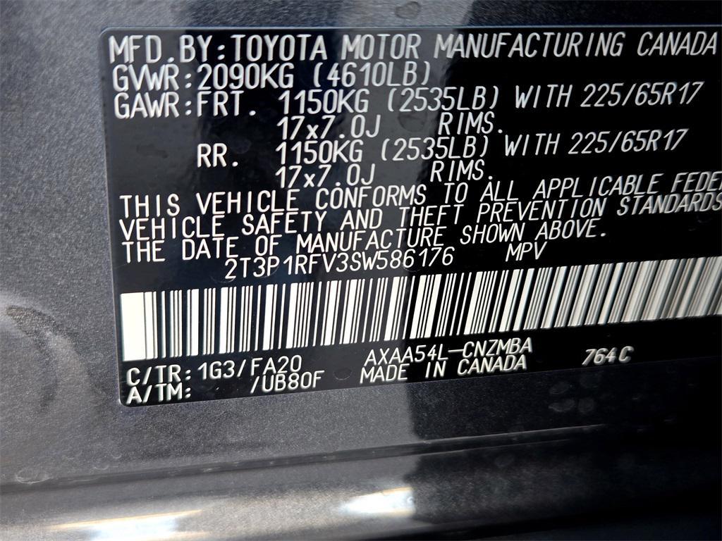 new 2025 Toyota RAV4 car, priced at $35,544