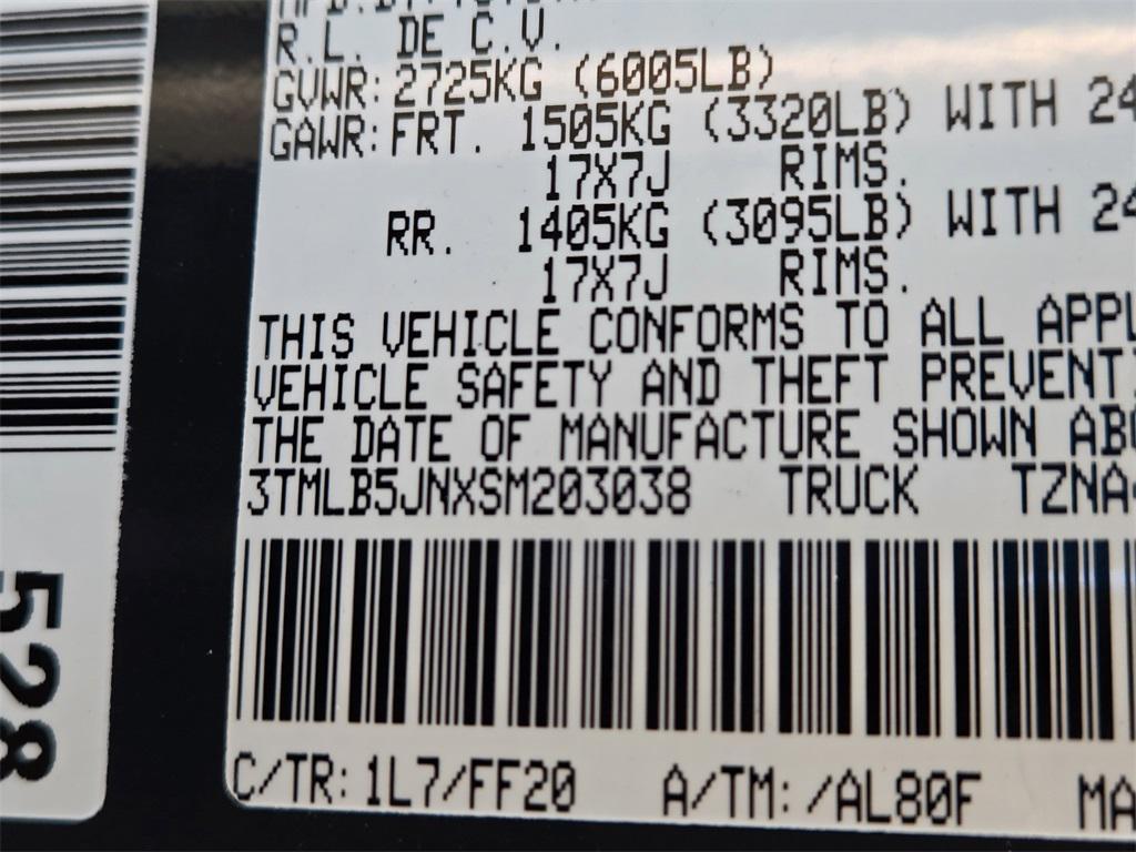 new 2025 Toyota Tacoma car, priced at $44,967