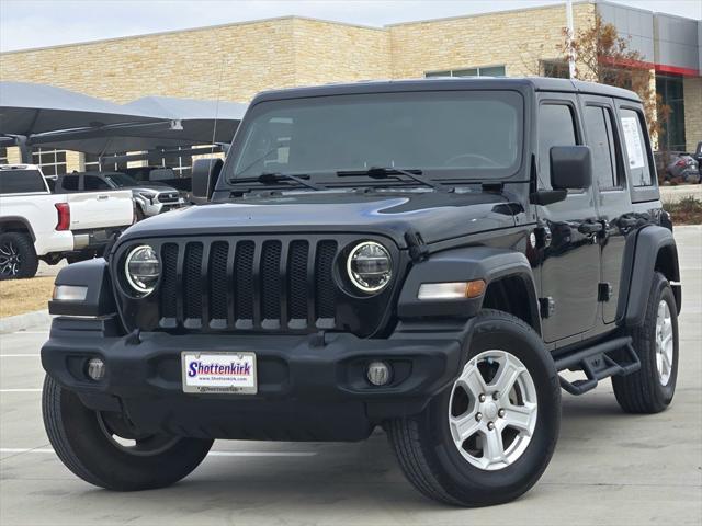 used 2021 Jeep Wrangler Unlimited car, priced at $25,812