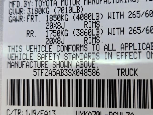 new 2025 Toyota Tundra car, priced at $64,648