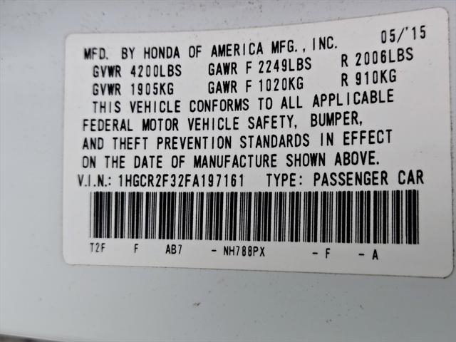 used 2015 Honda Accord car, priced at $11,706