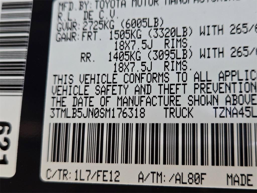 new 2025 Toyota Tacoma car, priced at $46,386