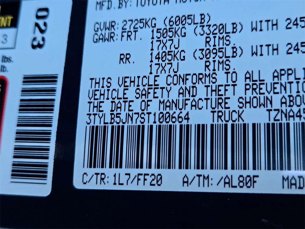 new 2025 Toyota Tacoma car, priced at $42,888