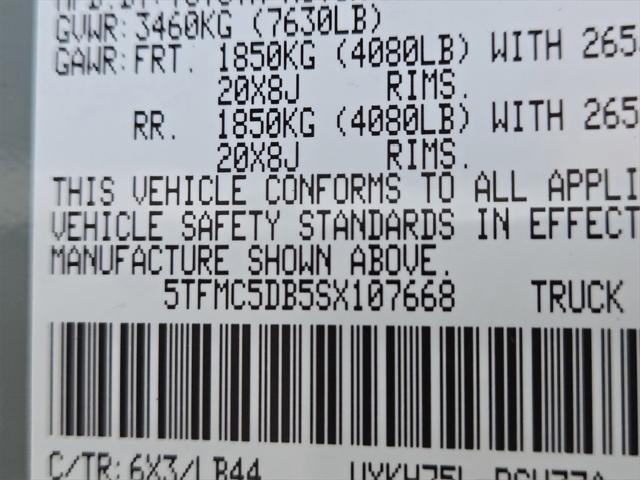 new 2025 Toyota Tundra Hybrid car, priced at $78,165