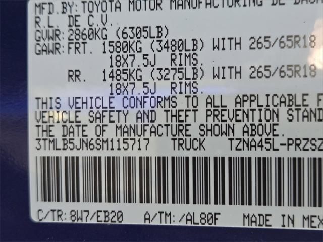 new 2025 Toyota Tacoma car, priced at $53,628