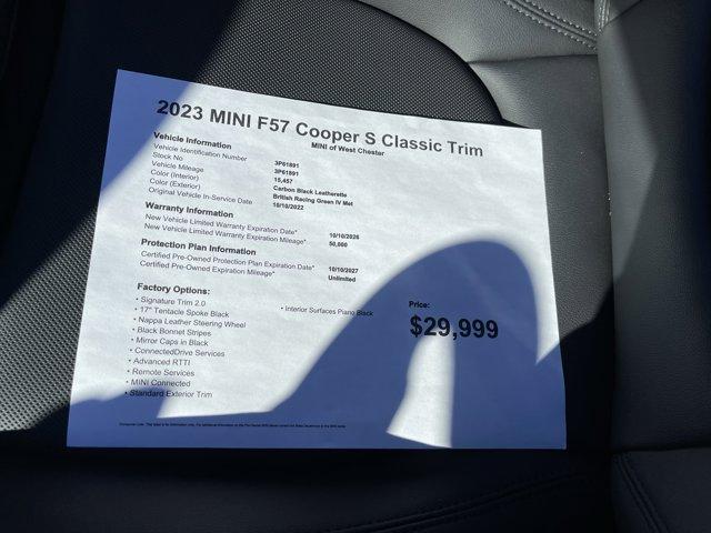 used 2023 MINI Convertible car, priced at $29,999