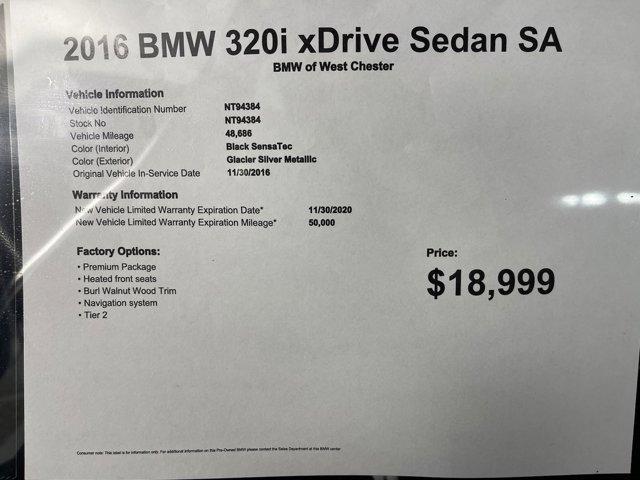 used 2016 BMW 320 car, priced at $18,550