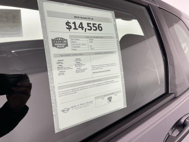 used 2019 Honda Fit car, priced at $14,556