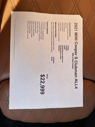 used 2021 MINI Clubman car, priced at $22,999