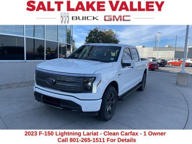 used 2023 Ford F-150 Lightning car, priced at $53,500