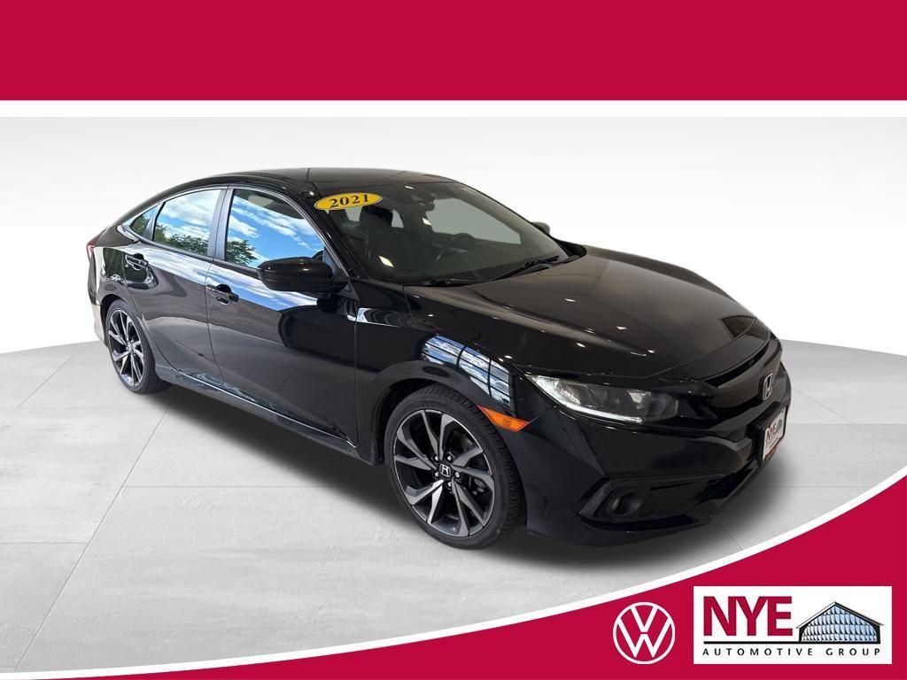 used 2021 Honda Civic car, priced at $17,788