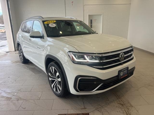 used 2021 Volkswagen Atlas car, priced at $30,987