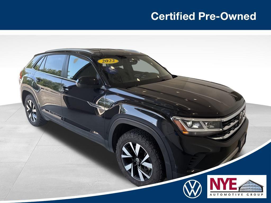 used 2022 Volkswagen Atlas Cross Sport car, priced at $24,270