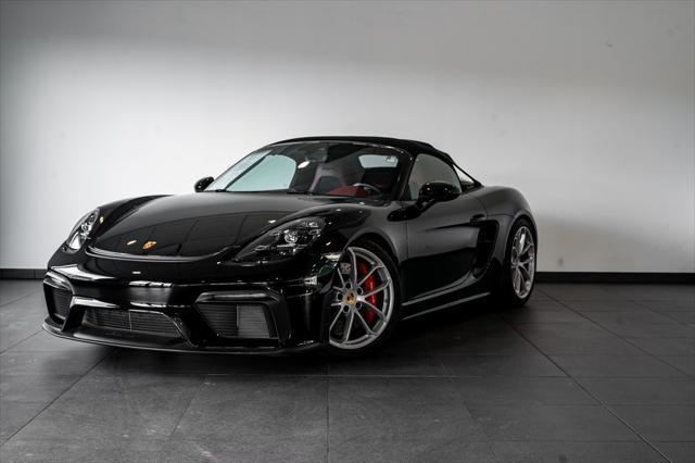 used 2021 Porsche 718 Spyder car, priced at $125,000