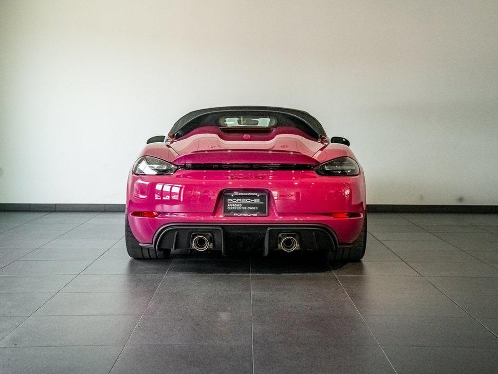 used 2024 Porsche 718 Spyder car, priced at $219,110