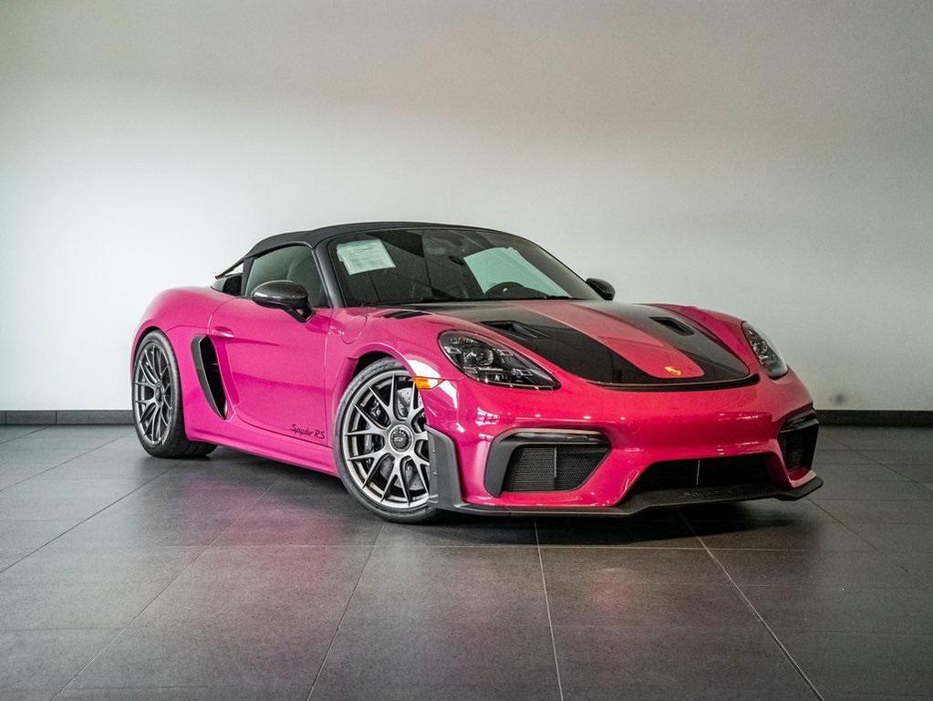 used 2024 Porsche 718 Spyder car, priced at $219,110