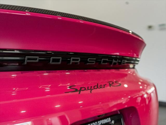 used 2024 Porsche 718 Spyder car, priced at $239,000