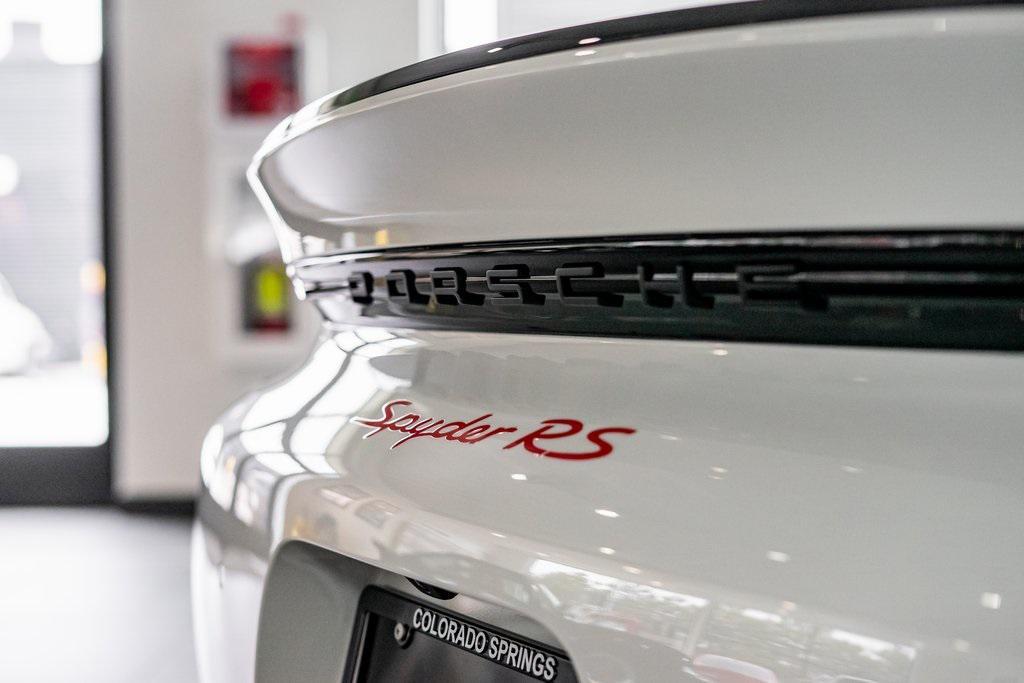 used 2024 Porsche 718 Spyder car, priced at $219,110