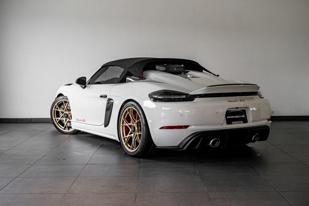 used 2024 Porsche 718 Spyder car, priced at $219,110