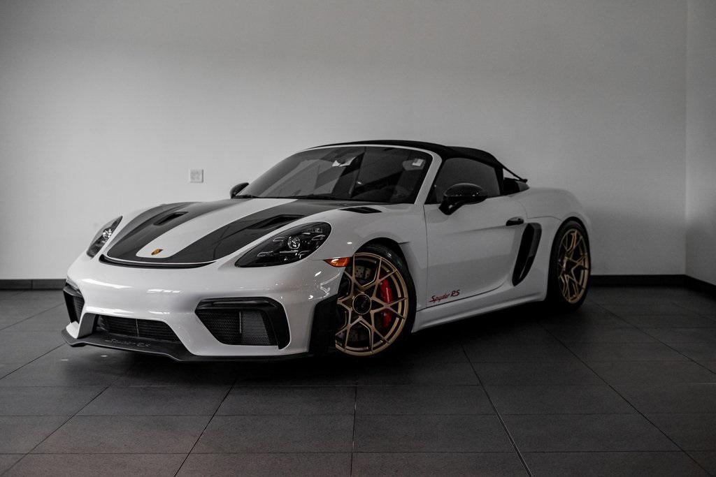 used 2024 Porsche 718 Spyder car, priced at $220,000
