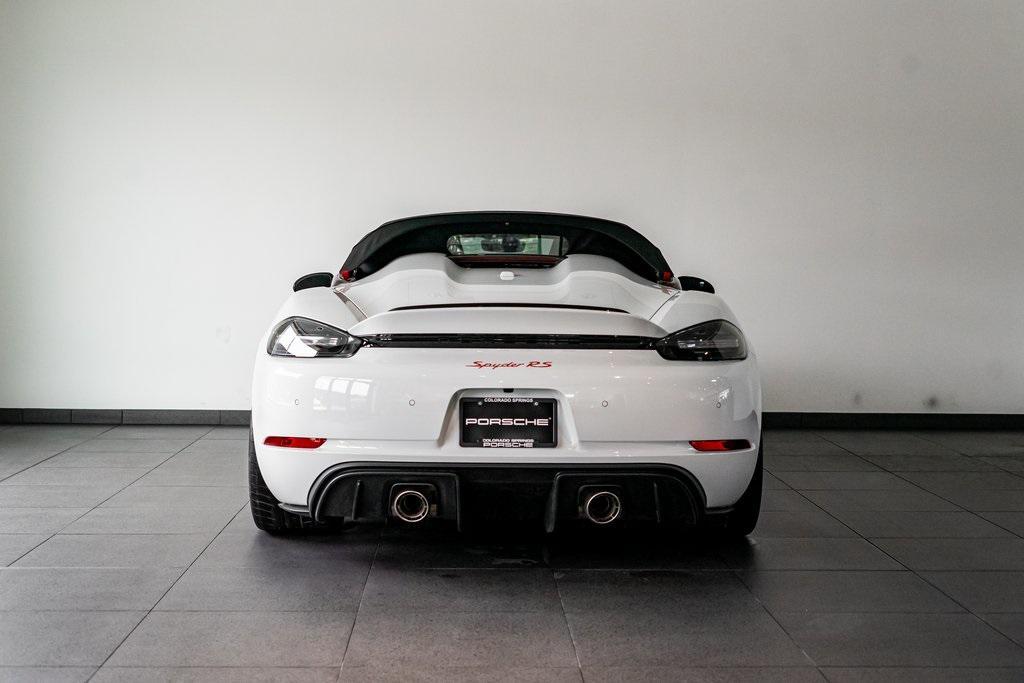 used 2024 Porsche 718 Spyder car, priced at $219,110