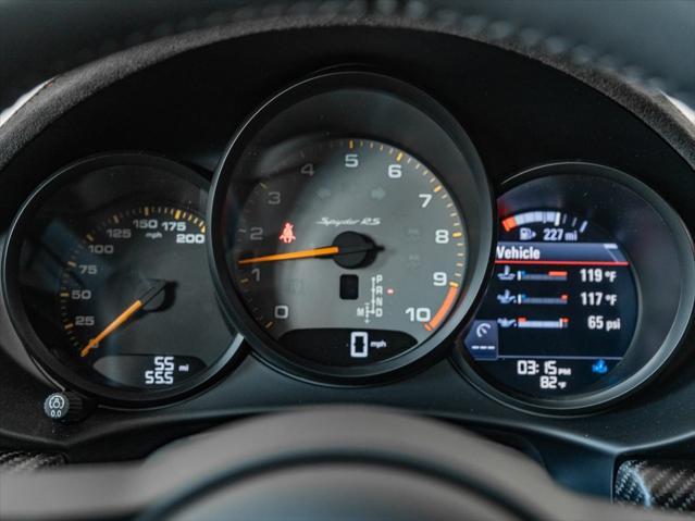 used 2024 Porsche 718 Spyder car, priced at $233,000