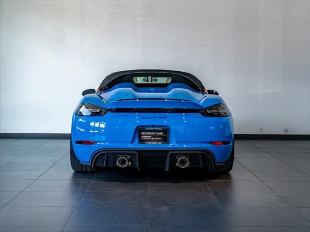 used 2024 Porsche 718 Spyder car, priced at $233,000