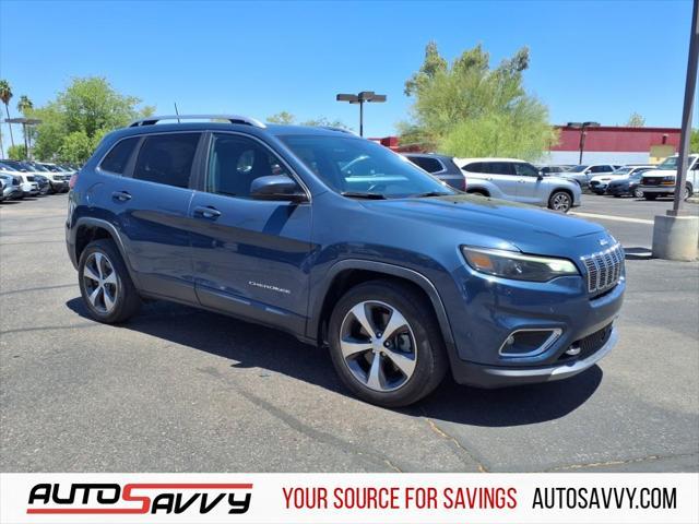 used 2021 Jeep Cherokee car, priced at $21,000