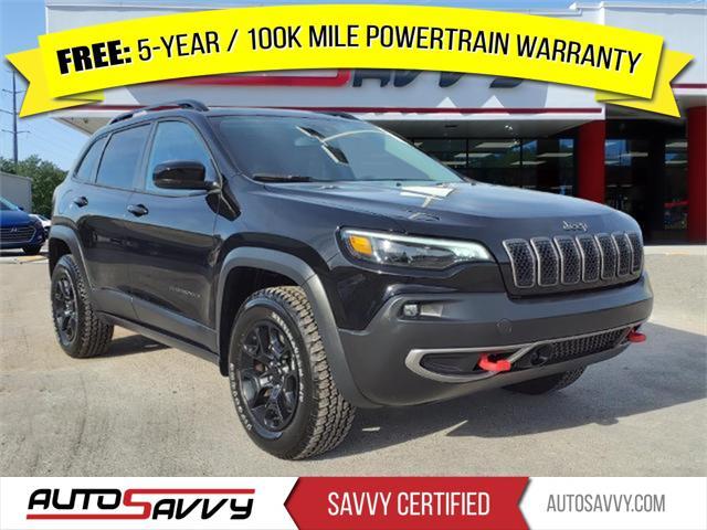 used 2022 Jeep Cherokee car, priced at $25,700