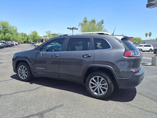 used 2021 Jeep Cherokee car, priced at $18,500