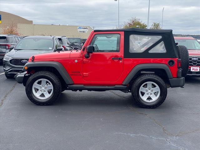 used 2015 Jeep Wrangler car, priced at $19,860