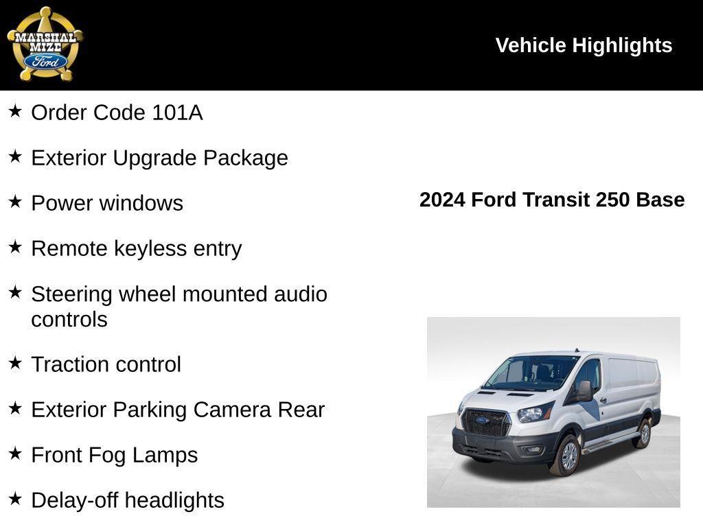 used 2024 Ford Transit-250 car, priced at $32,900