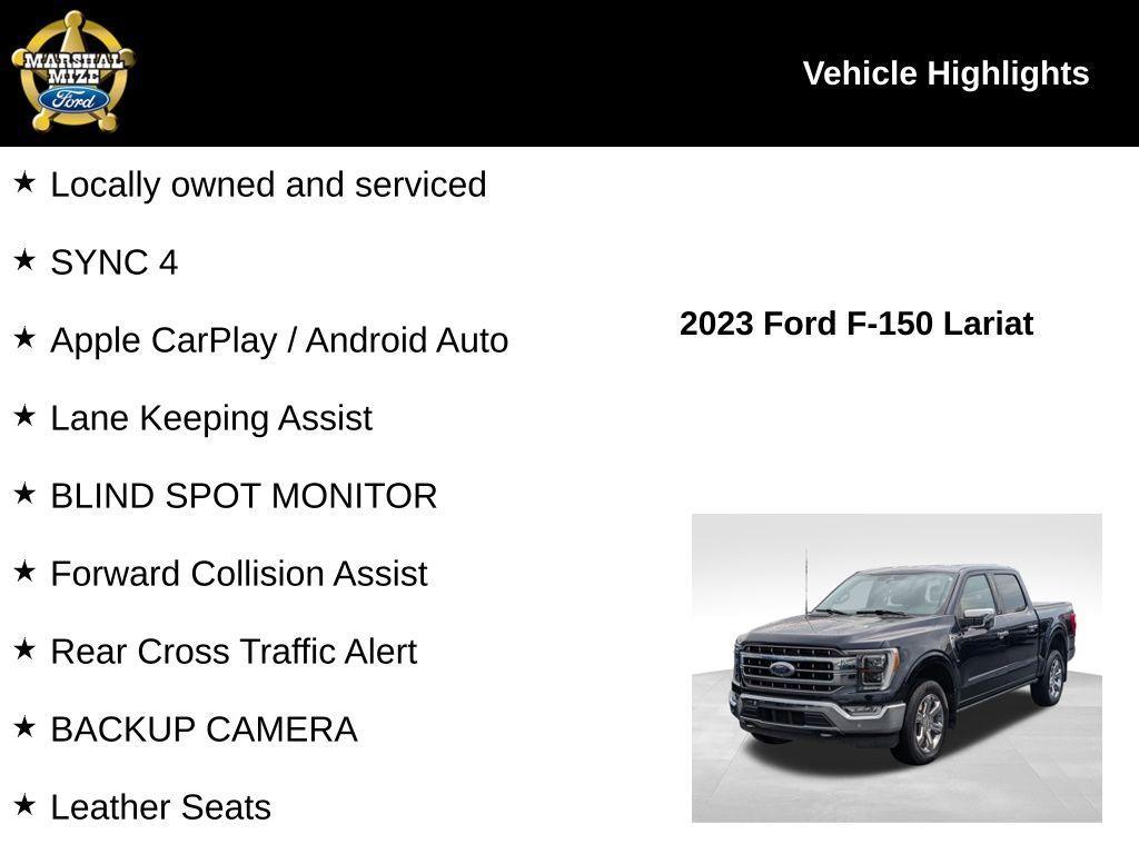 used 2023 Ford F-150 car, priced at $44,777