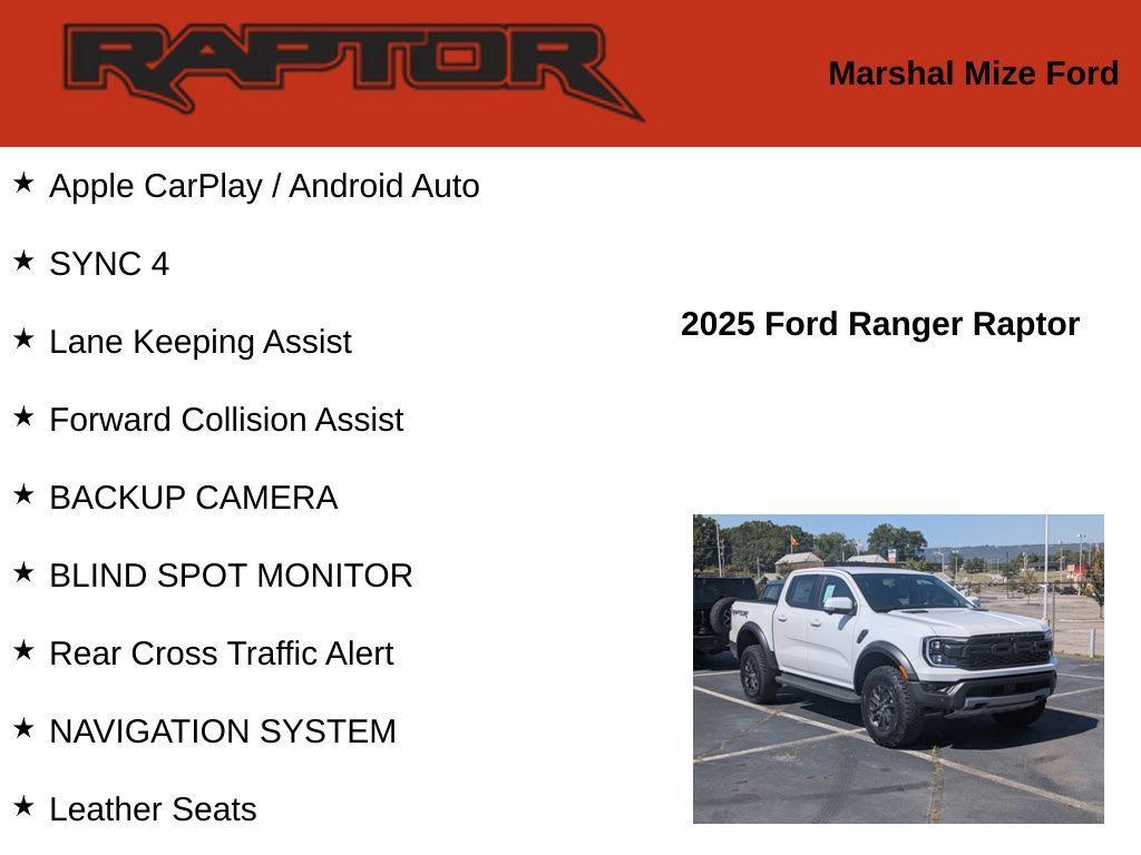 new 2025 Ford Ranger car, priced at $54,763