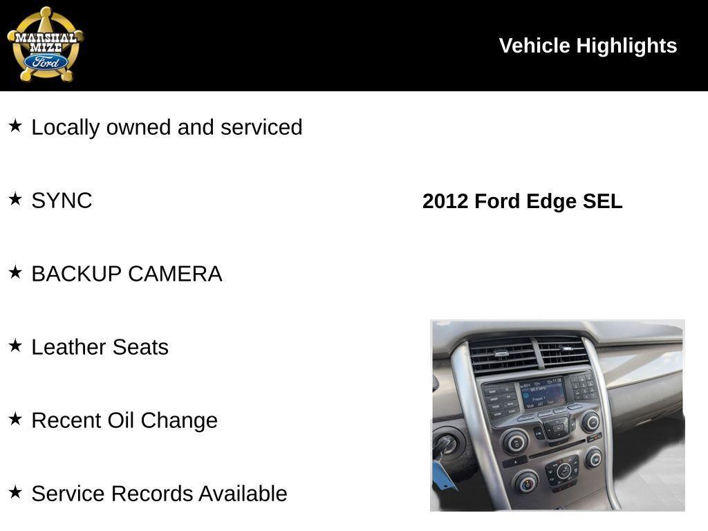 used 2012 Ford Edge car, priced at $11,000