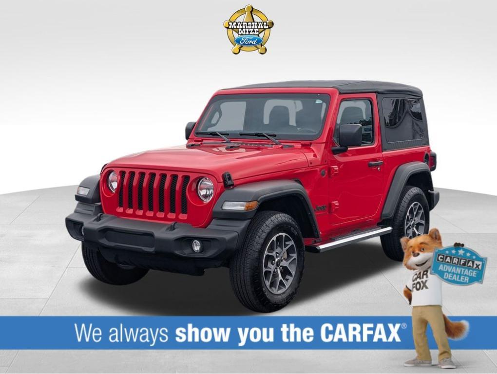 used 2023 Jeep Wrangler car, priced at $27,123