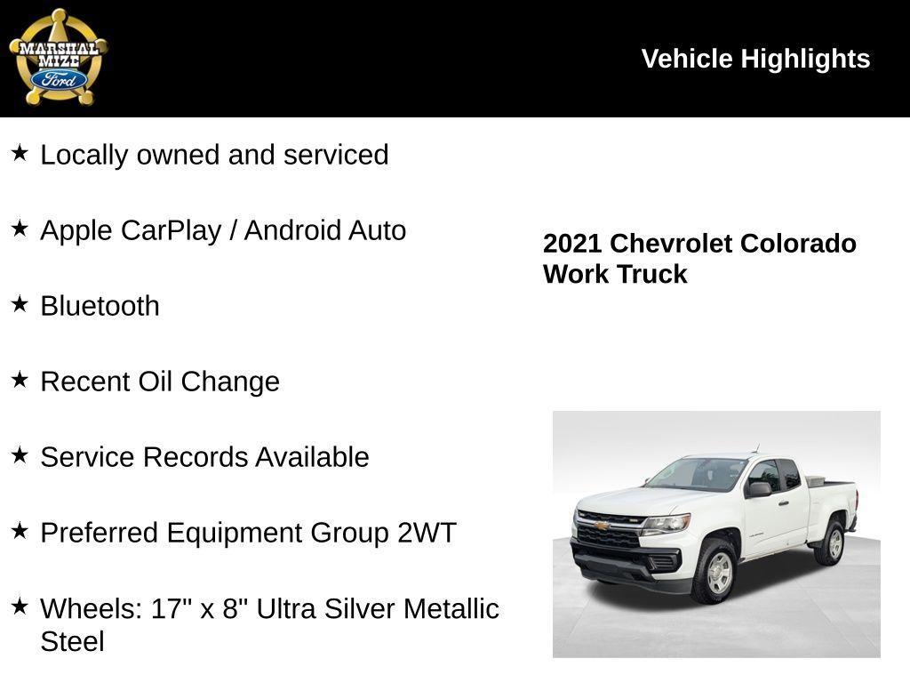 used 2021 Chevrolet Colorado car, priced at $17,984