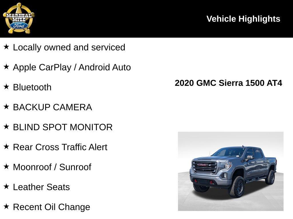 used 2020 GMC Sierra 1500 car, priced at $41,000
