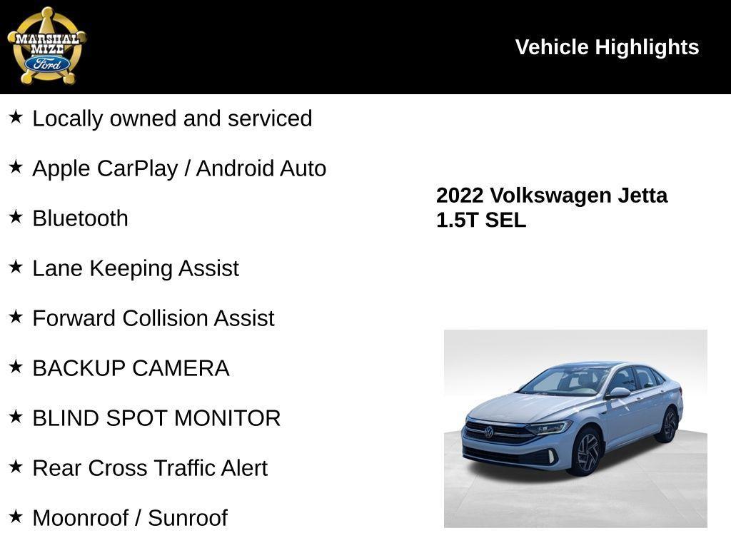 used 2022 Volkswagen Jetta car, priced at $20,617